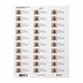 Étiquettes de la messagerie Motocross (Feuille entière)