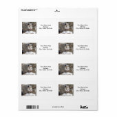 Étiquettes de la nature Opossum (Feuille entière)