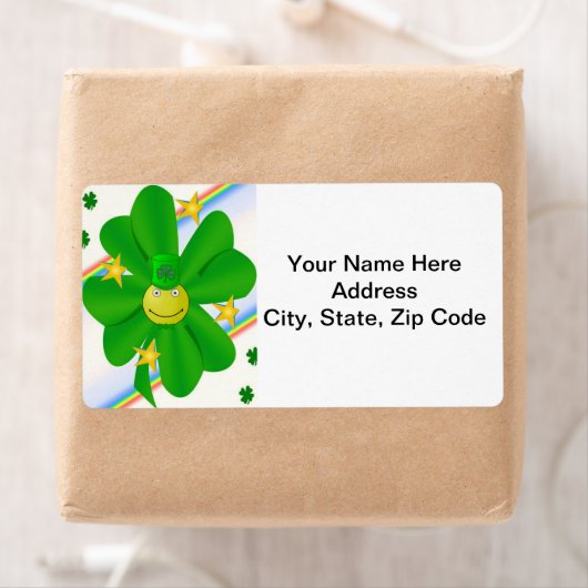 Étiquettes de la Saint Patrick (En situation)