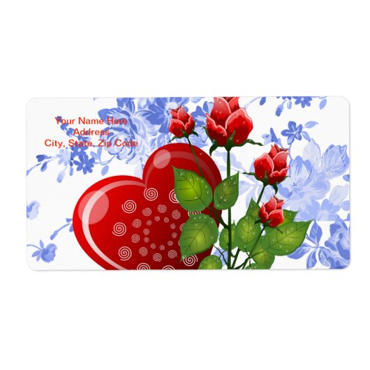 Étiquettes de la Saint Valentin (Devant)