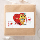 Étiquettes de la Saint Valentin (En situation)