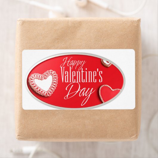 Étiquettes de la Saint Valentin (En situation)