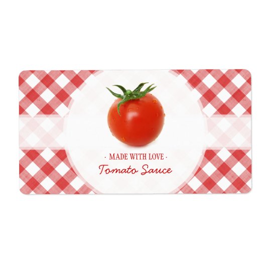Étiquettes de la sauce tomate (Devant)