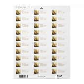 Étiquettes de la voile Dusk (Feuille entière)