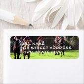 Étiquettes de la voile sur le terrain de course à  (En situation)