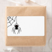 Étiquettes de l'araignée effrayante (En situation)