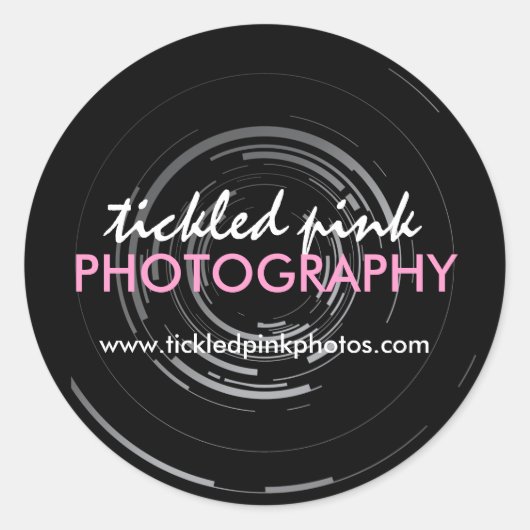 Étiquettes de l'emballage photographe (Devant)