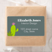 Étiquettes de livraison Cactus (En situation)