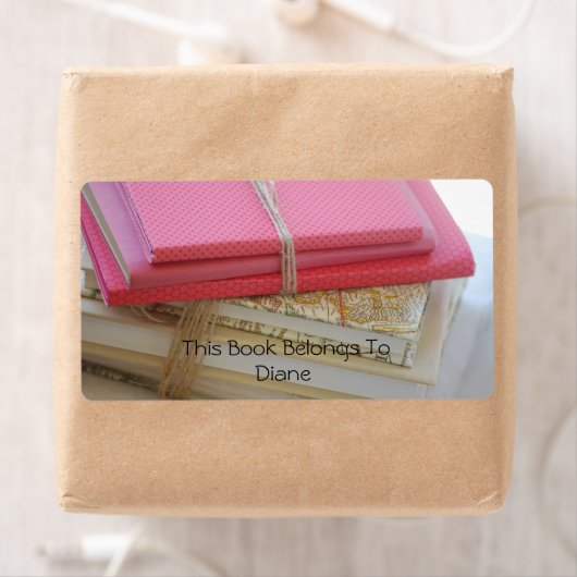 Étiquettes de livres (En situation)