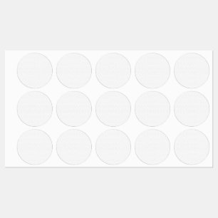 Étiquettes de logo rondes personnalisées pour les
