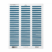 Étiquettes de l'organisation de réception (Feuille entière)