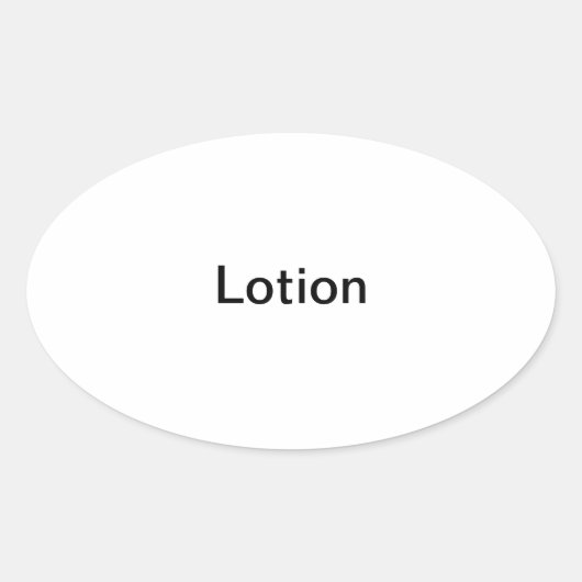 Étiquettes de lotion/ (Devant)