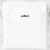 Étiquettes de lotion/ (Sac)