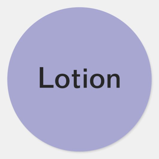 Étiquettes de lotion/ (Devant)