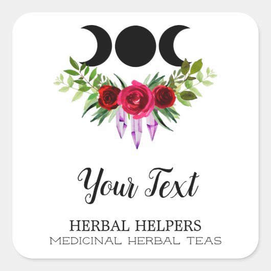 Étiquettes de lune apothecaire (Devant)