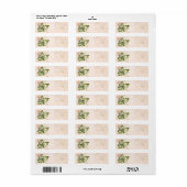 Étiquettes de mariage (Feuille entière)