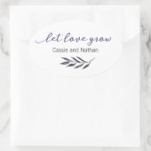 Étiquettes de mariage laisser l'amour grandir Favo (Sac)