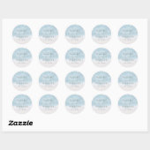 Étiquettes de mariage Modern Script Sand Hearts Be (Feuille)