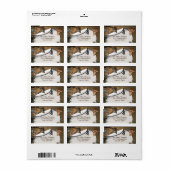 Étiquettes de mariage Safari Outdoor (Feuille entière)