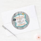 Étiquettes de Merci de pêche excitées Reel (Enveloppe)