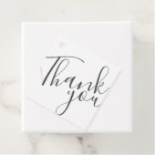 Étiquettes de Merci d'entreprise de script moderne (En situation)