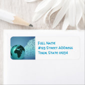 Étiquettes de messagerie Hi Tech (En situation)