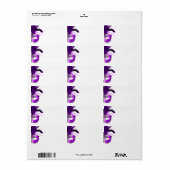 Étiquettes de messagerie Masquerade (Feuille entière)