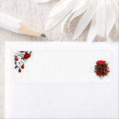 Étiquettes de messagerie rose (En situation)