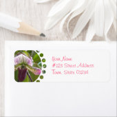 Étiquettes de messagerie unique pour orchidées (En situation)