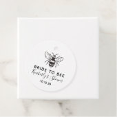 Étiquettes de miel pour future mariée, Étiquette d (En situation)