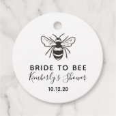 Étiquettes de miel pour future mariée, Étiquette d (Devant)