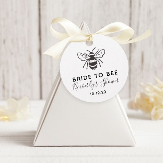 Étiquettes de miel pour future mariée, Étiquette d