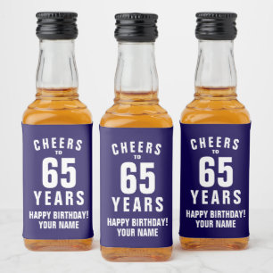 Étiquettes de mini bouteilles de liqueur pour fête