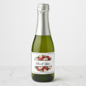 Étiquettes de mini bouteilles de vin mousseux pour (Devant)