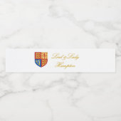 Étiquettes de mini bouteilles de vin personnalisés (Étiquettes simples)