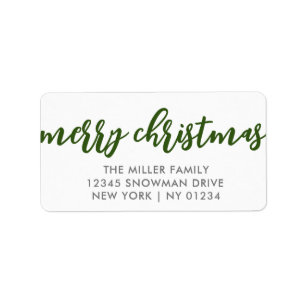 Étiquettes de Noël