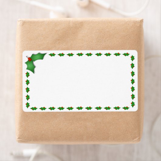 Étiquettes de Noël (En situation)