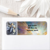 Étiquettes de Noël Ange Classique (En situation)