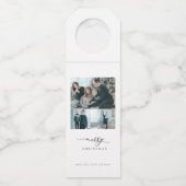 Étiquettes de Noël photo Modern Minimal Script 3 (Devant)