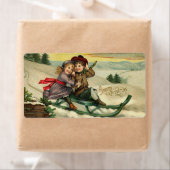 Étiquettes de Noël victorien (En situation)