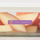 Étiquettes de nom de classe d'école de fruit de pa (Apposé)