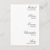 Étiquettes de nom de mariage pour menus Cartes de (Devant)