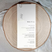 Étiquettes de nom de mariage pour menus Cartes de