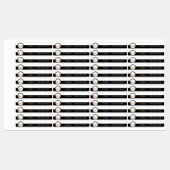 Étiquettes de nom de numéro de classe de déjeuner (Feuille)