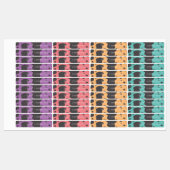 Étiquettes de nom de numéro de classe de déjeuner (Feuille)
