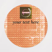 Étiquettes de nom de T-shirt personnalisables (Design 1)