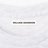 Étiquettes de nom de tissu personnalisables pour v (Apposé)