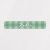 Étiquettes de nom d'école personnalisés pour fille (Design 2)