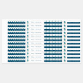 Étiquettes de nom et de numéro de classe de déjeun (Feuille)
