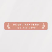 Étiquettes de nom étanche Boho tendance (Design 2)